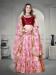 Picture of Wonderful Organza Pale Violet Red Lehenga Choli