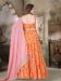 Picture of Pleasing Organza Sandy Brown Lehenga Choli