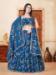 Picture of Enticing Organza Midnight Blue Lehenga Choli