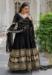 Picture of Enticing Georgette Black Readymade Gown