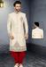 Picture of Marvelous Georgette Beige Sherwani