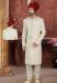 Picture of Graceful Georgette Beige Sherwani