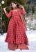 Picture of Bewitching Chiffon Indian Red Readymade Salwar Kameez