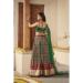 Picture of Sightly Silk Dark Green Lehenga Choli