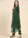 Picture of Georgette Medium Sea Green Straight Cut Salwar Kameez