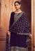 Picture of Ravishing Georgette Purple Straight Cut Salwar Kameez