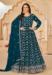 Picture of Ideal Georgette Teal Anarkali Salwar Kameez