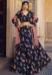 Picture of Well Formed Silk Indigo Lehenga Choli