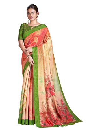 Picture of Amazing Silk Tan Saree