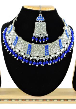 Picture of Radiant Royal Blue Necklace Set