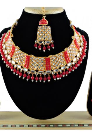 Picture of Grand Rosy Brown Necklace Set