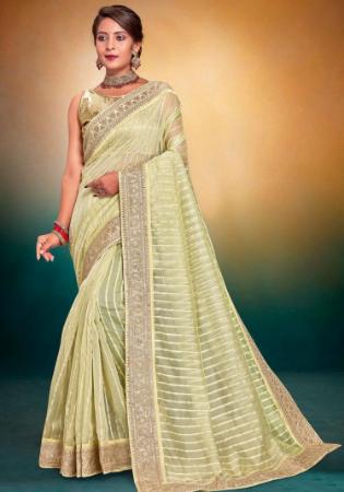 Picture of Sightly Satin Tan Saree