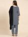 Picture of Georgette Slate Grey Straight Cut Salwar Kameez