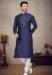 Picture of Shapely Cotton & Silk Dark Slate Blue Kurtas