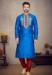 Picture of Good Looking Cotton & Silk Dodger Blue Kurtas