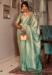 Picture of Grand Satin Cadet Blue Saree