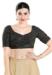 Picture of Alluring Georgette & Silk Black Designer Blouse