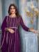 Picture of Comely Georgette Purple Anarkali Salwar Kameez