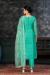 Picture of Chiffon Light Sea Green Straight Cut Salwar Kameez