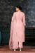 Picture of Comely Chiffon Pink Straight Cut Salwar Kameez