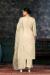 Picture of Chiffon Pale Golden Rod Straight Cut Salwar Kameez