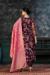 Picture of Net & Satin Maroon Straight Cut Salwar Kameez