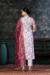 Picture of Bewitching Organza Lavender Straight Cut Salwar Kameez