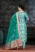 Picture of Organza Light Steel Blue Straight Cut Salwar Kameez