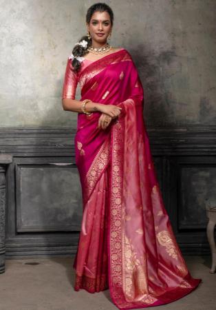 Picture of Radiant Silk Maroon Saree