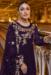 Picture of Georgette Midnight Blue Straight Cut Salwar Kameez