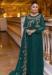 Picture of Georgette Sea Green Straight Cut Salwar Kameez