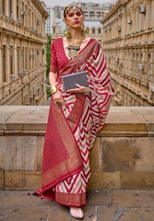 Picture of Admirable Silk Rosy Brown Saree