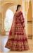 Picture of Lovely Linen Maroon Lehenga Choli