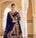 Picture of Classy Linen Midnight Blue Lehenga Choli