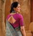 Picture of Resplendent Silk Dark Grey Saree