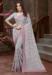 Picture of Marvelous Georgette Light Slate Grey Saree