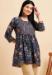 Picture of Fascinating Chiffon Dark Slate Grey Kurtis & Tunic