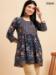 Picture of Fascinating Chiffon Dark Slate Grey Kurtis & Tunic