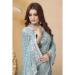 Picture of Ideal Georgette Light Slate Grey Saree