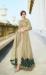 Picture of Nice Net Tan Straight Cut Salwar Kameez