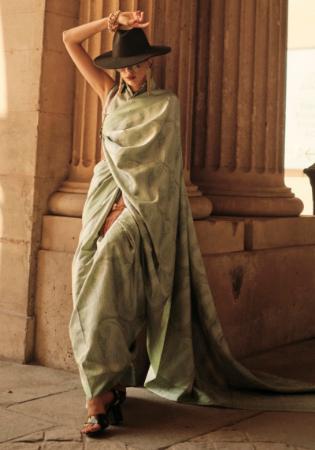 Picture of Fascinating Silk Tan Saree