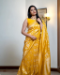 Picture of Radiant Silk Golden Rod Saree