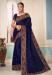 Picture of Pleasing Georgette Midnight Blue Saree