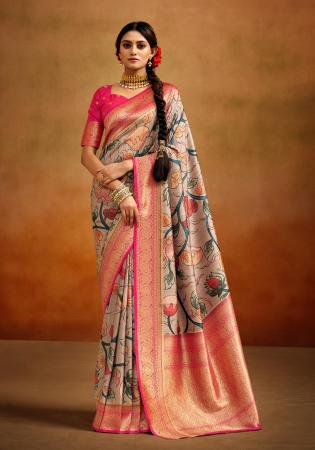 Picture of Superb Silk Burly Wood Saree