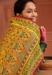 Picture of Classy Silk Golden Rod Saree