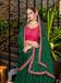 Picture of Fascinating Chiffon Forest Green Lehenga Choli