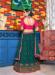 Picture of Admirable Chiffon Dark Green Lehenga Choli