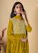 Picture of Georgette Dark Golden Rod Readymade Salwar Kameez