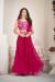 Picture of Enticing Georgette Deep Pink Lehenga Choli