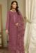 Picture of Georgette Rosy Brown Straight Cut Salwar Kameez